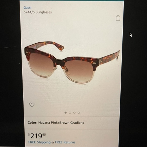 GUCCI sunglasses GG 3744/S - Picture 7 of 7